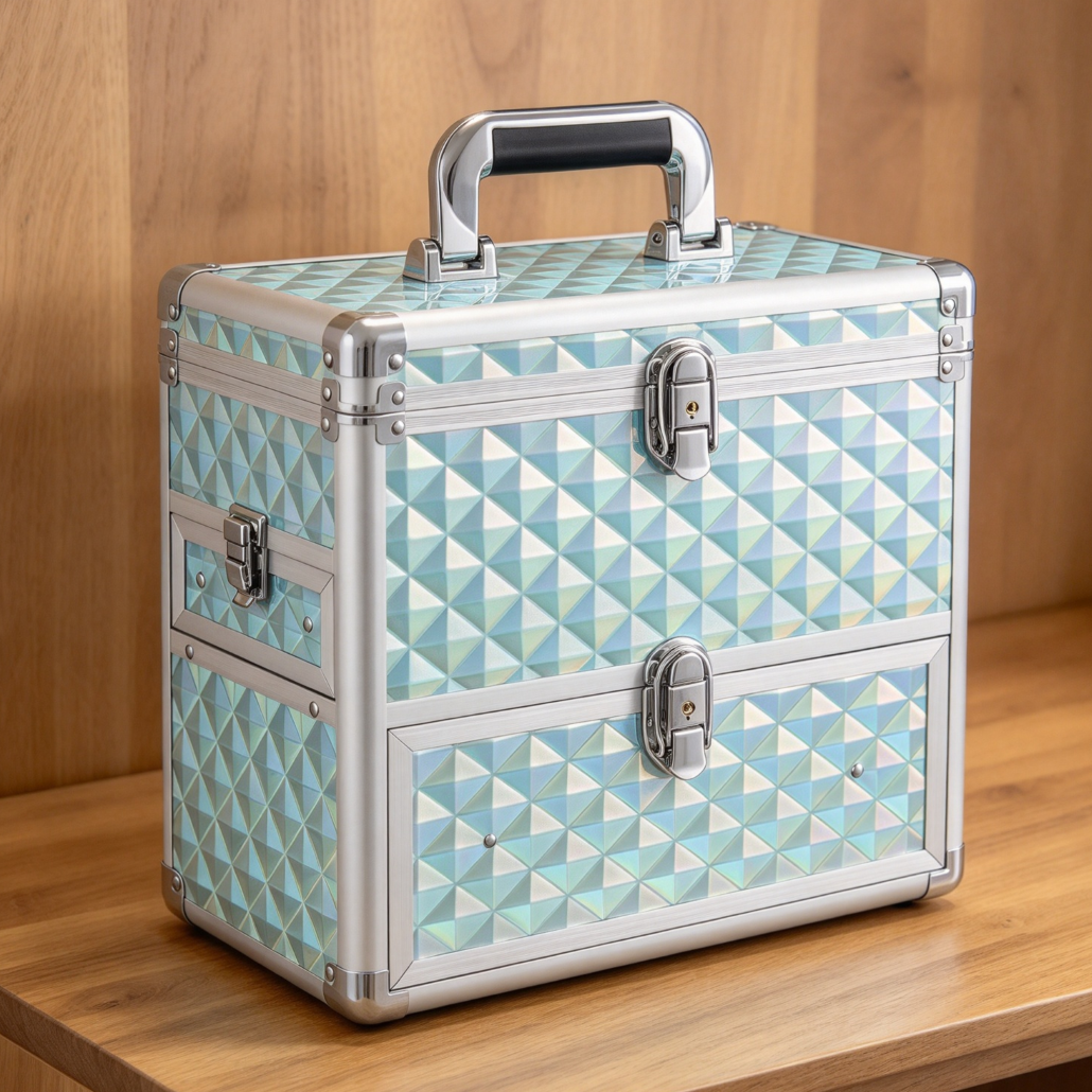 Extra Large Makeup Organizer with Drawer Mirror - Image 2