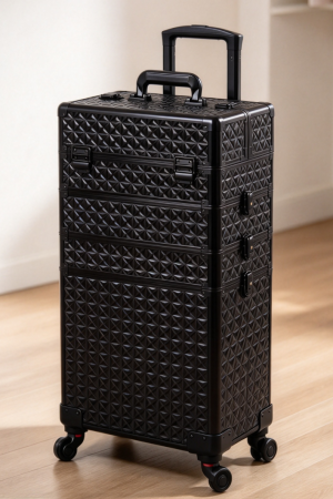 5-in-1 Aluminum Rolling Makeup Travel Case