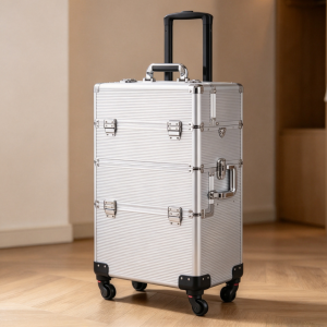 3-in-1 Rolling Makeup Train Case Trolley