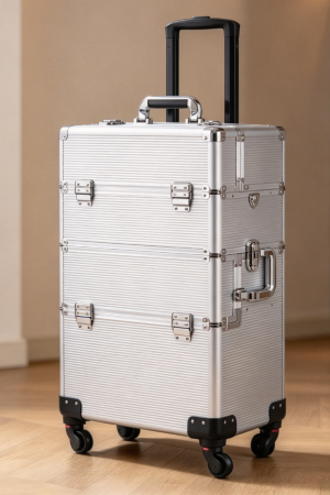3-in-1 Rolling Makeup Train Case Trolley